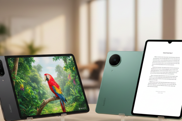 Multitasking and software UI comparison on Redmi Pad 2 Pro and OnePlus Pad Go 2.