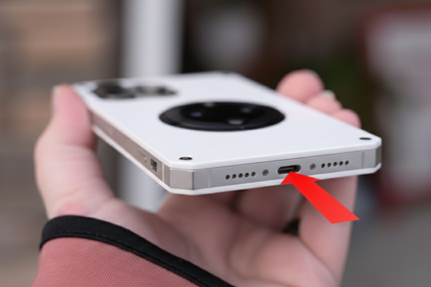 Thermal analysis showing dangerous heat levels at the charging interface, a precursor to Smartphone USB Port Damage.