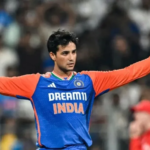 A close-up shot of cricket gear resting on a bench during the Abhishek Sharma 48 Hour Crisis