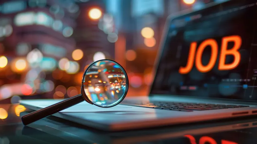 Professional preparing for GCC Jobs 2026 by learning artificial intelligence and digital infrastructure skills in a modern Gulf city.