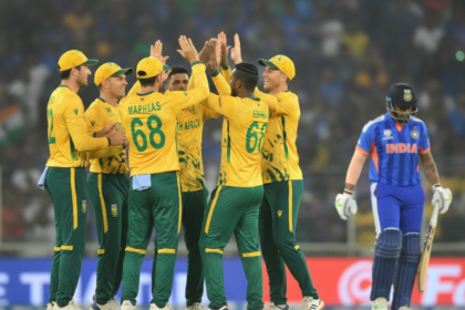 David Miller 63 runs vs India Ahmedabad 2026.