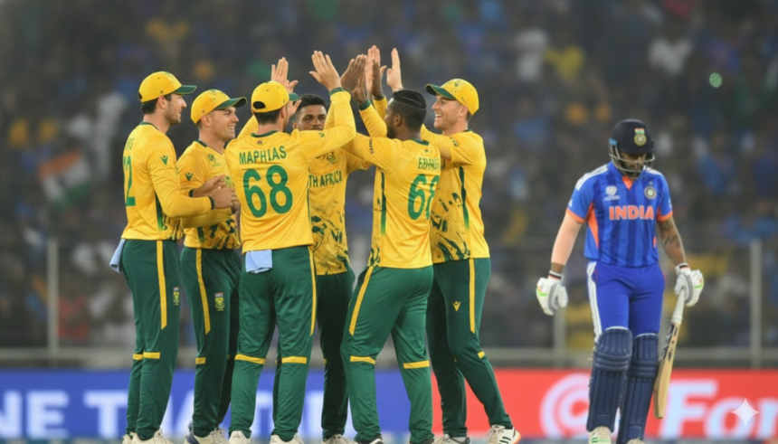 David Miller 63 runs vs India Ahmedabad 2026.