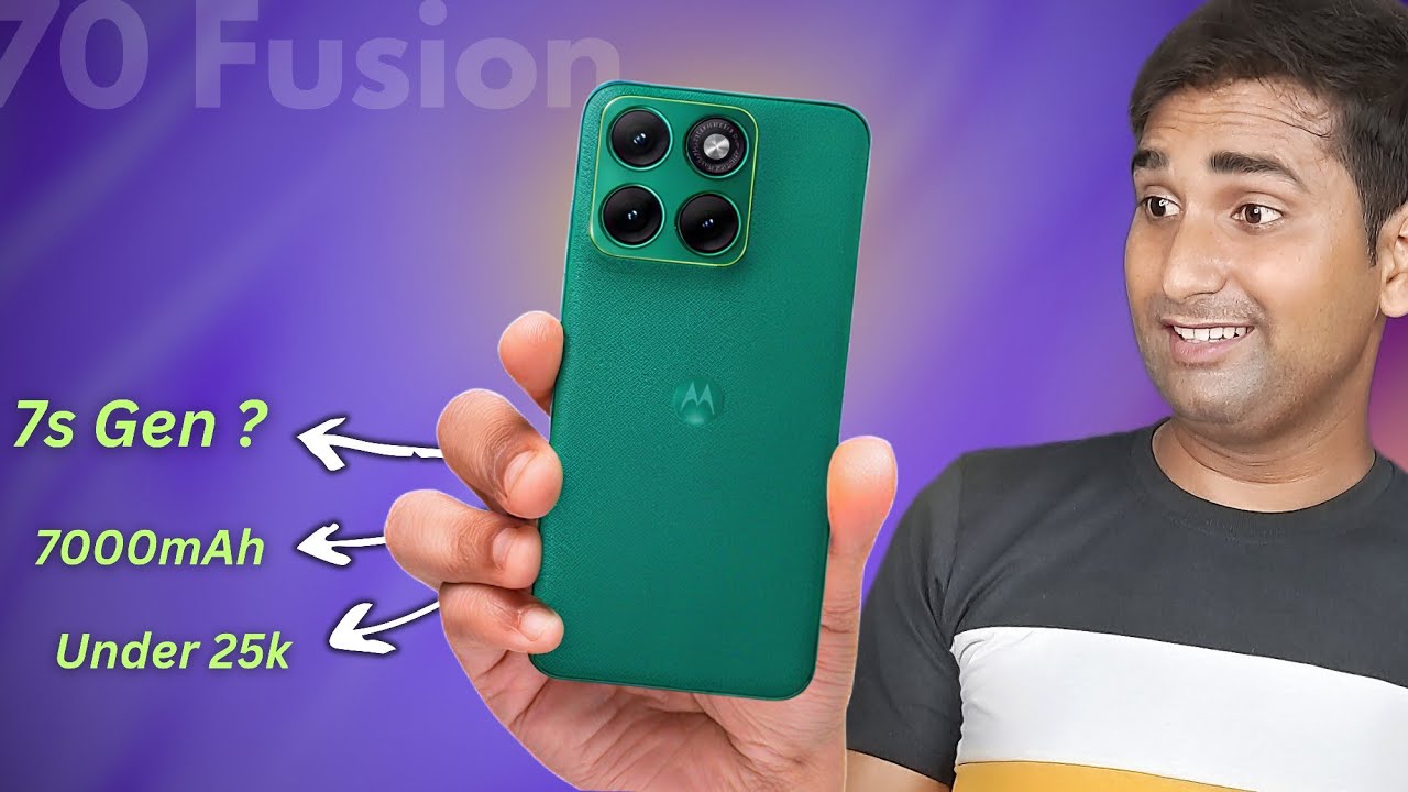 Moto Edge 70 Fusion 5G Leaks 🔥 Full Specs & Design Revealed!
