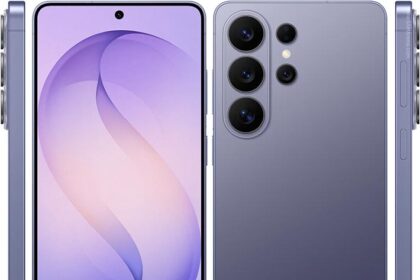 Unboxing the premium white Samsung S26 Ultra flagship smartphone featuring a clean camera layout.