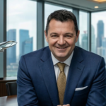 IndiGo aircraft on runway representing aviation leadership transition.