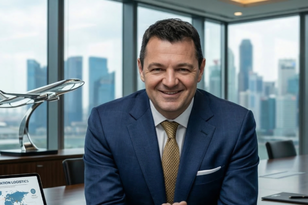 IndiGo aircraft on runway representing aviation leadership transition.