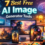 7 Best Free AI Image Generator Tools creating high-quality AI images for bloggers and content creators