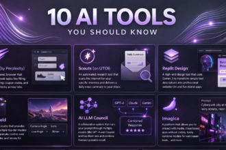A sleek digital collage featuring the logos and interfaces of top 10 AI Efficiency Catalysts including Gemini 3.1, ChatGPT-5, and Claude 4.6, representing the latest 2026 software innovations.