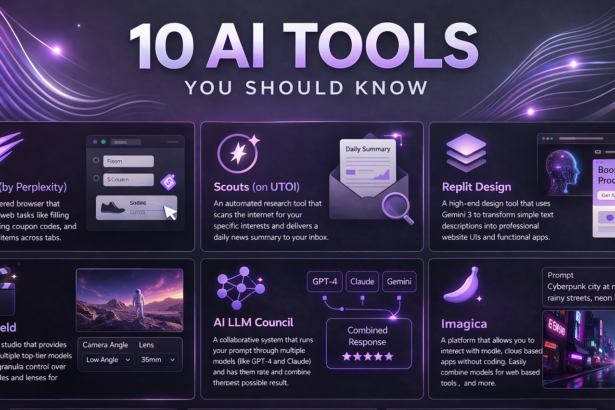 A sleek digital collage featuring the logos and interfaces of top 10 AI Efficiency Catalysts including Gemini 3.1, ChatGPT-5, and Claude 4.6, representing the latest 2026 software innovations.