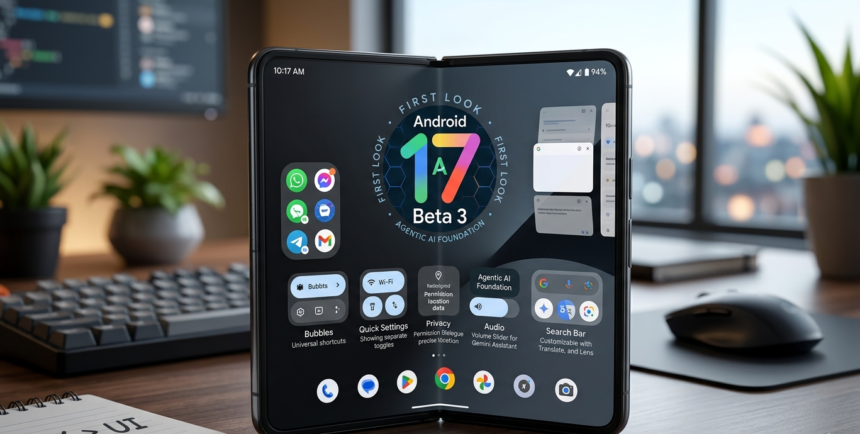 Android 17 Beta 3 independent assistant volume control.