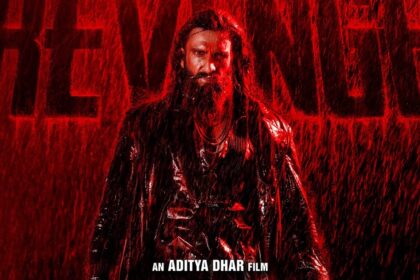 Ranveer Singh beast mode poster for Dhurandhar 2 The Revenge trailer.