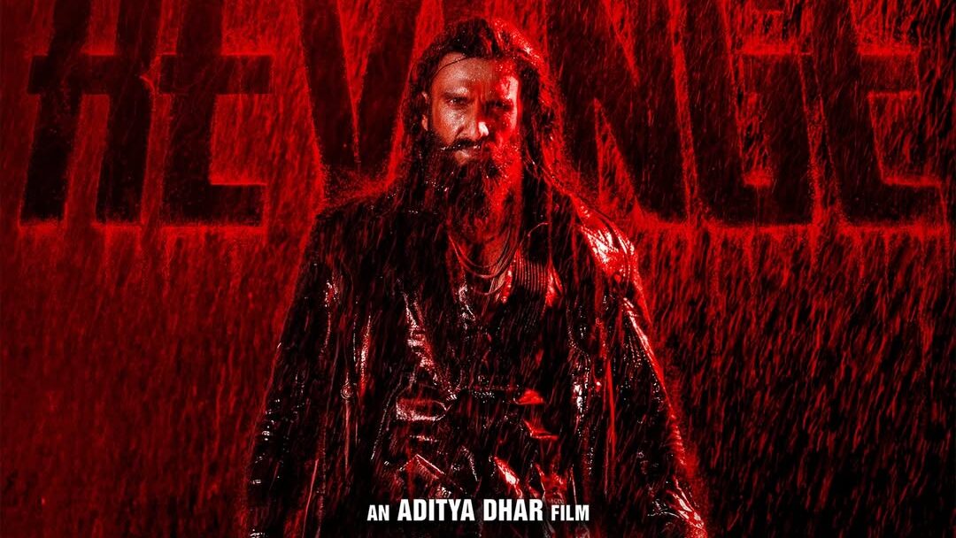 Ranveer Singh beast mode poster for Dhurandhar 2 The Revenge trailer.