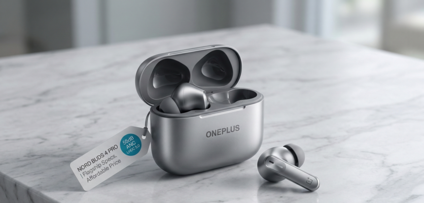 OnePlus Nord Buds 4 Pro Radiant Gray India Launch