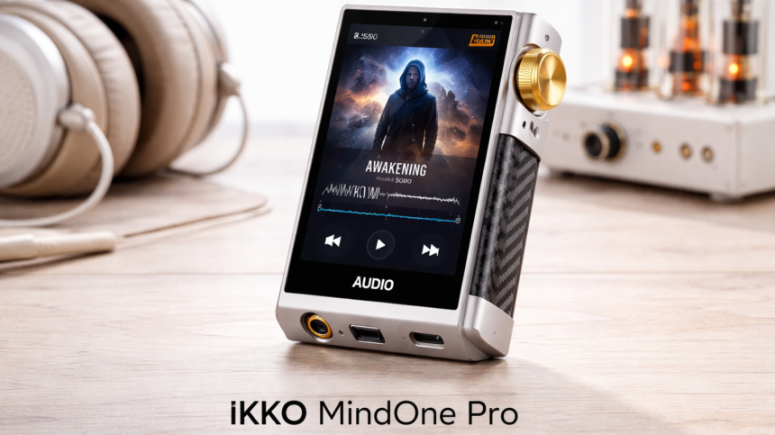 iKKO MindOne Pro 1st Look: A compact 4-inch square AI-first smartphone in a single palm.