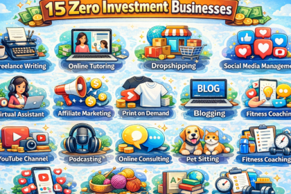 Top 15 Zero Investment Businesses for 2026 economic growth.