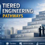 Table showing 70 Tiered Engineering Pathways including IITs, NITs, and Jadavpur University with average placement packages.