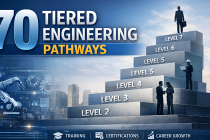 Table showing 70 Tiered Engineering Pathways including IITs, NITs, and Jadavpur University with average placement packages.
