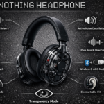 Features of Nothing Headphone with ANC, Hi-Res Audio, 30 Hours Battery and Transparency Mode