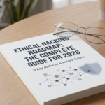 Ethical Hacking Roadmap 2026 infographic showing 9 career paths, skill-stacking requirements, and salary growth trajectory.