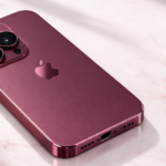 High-quality render based on 18 iPhone Pro Leaks showing the triple camera and red titanium.