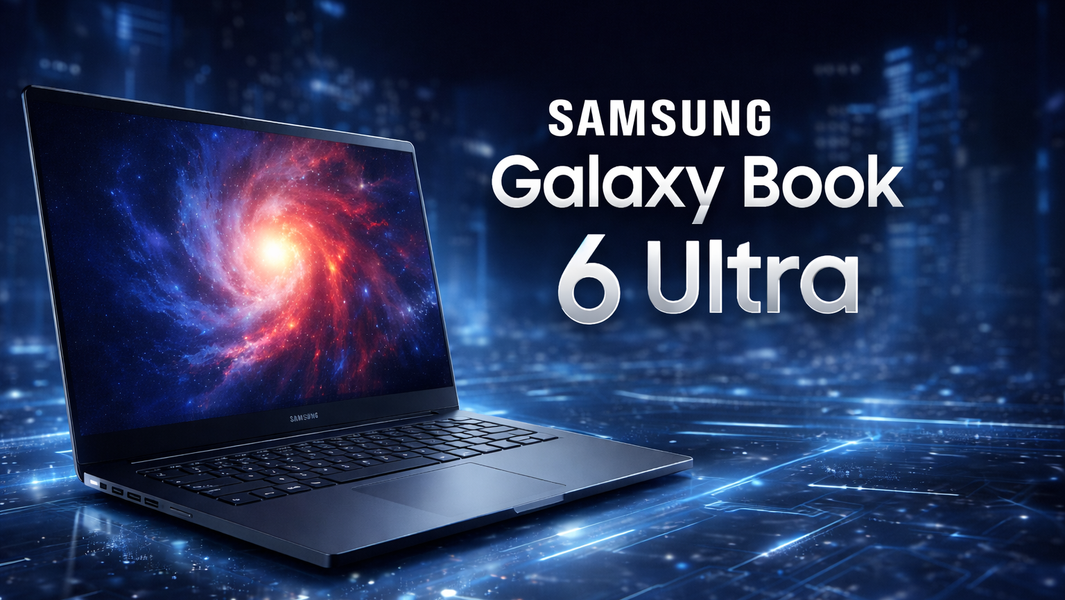 Samsung Galaxy Book 6 Ultra 16-inch Dynamic AMOLED 2X display and premium aluminum design