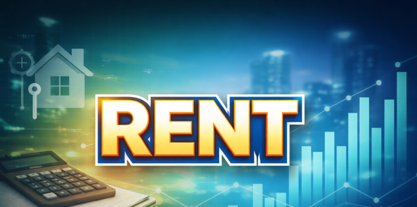 A person using a laptop to file 2% Rent TDS Compliance online.